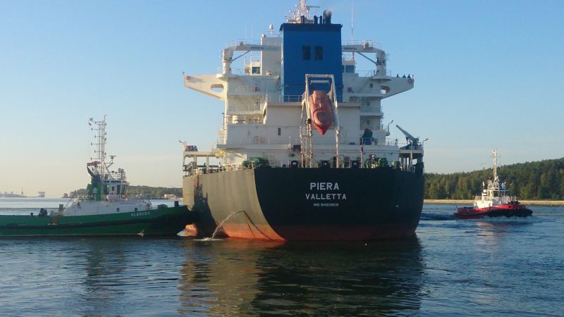 Largest grain ship was loaded in Klaipėda